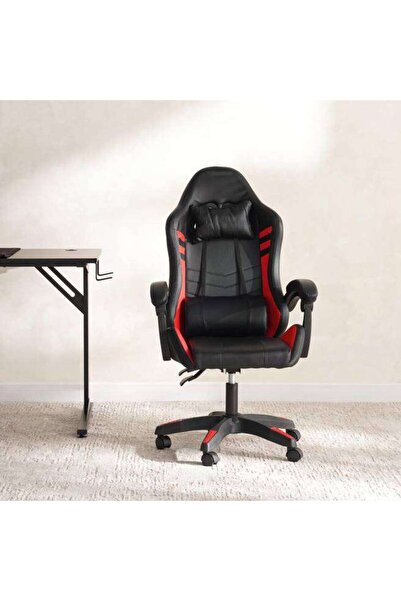 PAN HOME Virgo Gaming Chair - Black & Red