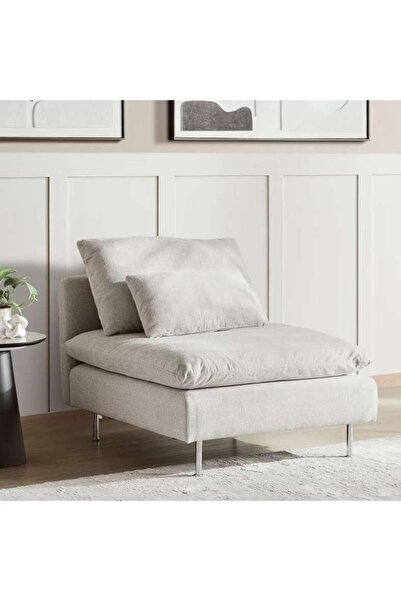 PAN HOME Knightley New 1 Seater Armless Modular Sofa