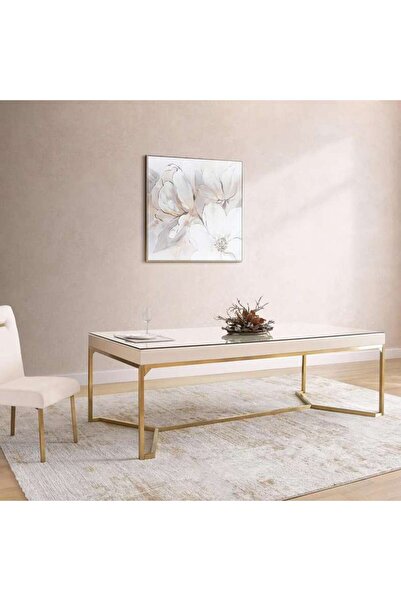 PAN HOME Sovanti 8-seater Dining Table - Beige