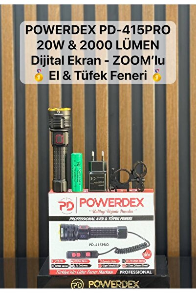 powerdex pd-415 pro profesyönel avcı feneri