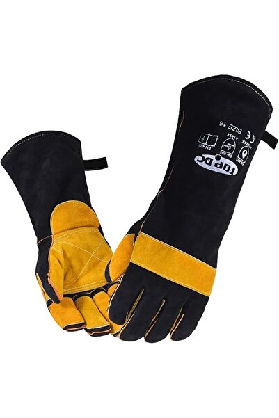 GENERAL TOPDC 16 Inches, 932?, Top Cowhide Mig/Stick Welding Gloves Heat Resi...