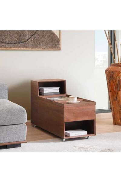 PAN HOME Monro Sofa Console Table- Dark Grey