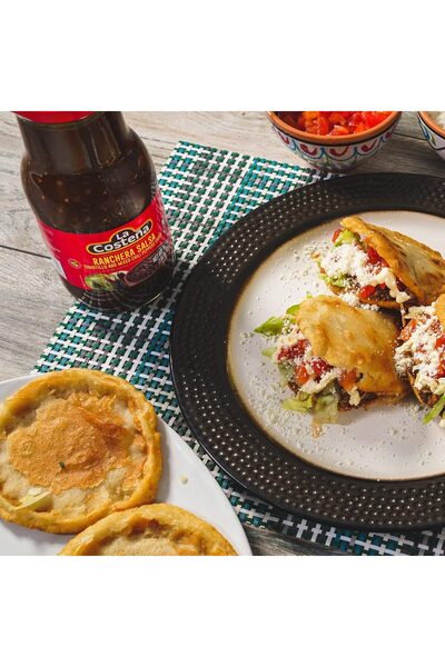 Mayamen La Costeña Salsa Ranchera- Pack of 3 x 250g - Authentic Mexican Hot Sauce for Tacos, Burritos & BBQ - Ideal for Taco, Enchiladas & Salsa