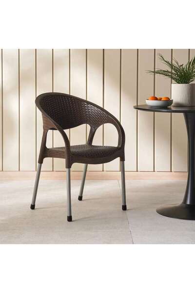 PAN HOME Pilsan Outdoor Chair - Brown
