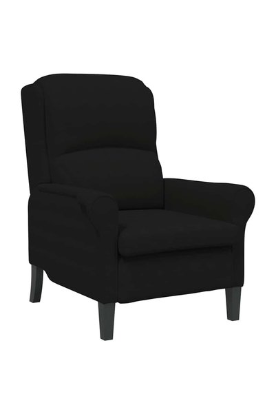vidaxl fotoliu Negru 76 x 94 x 102 cm Microfibră