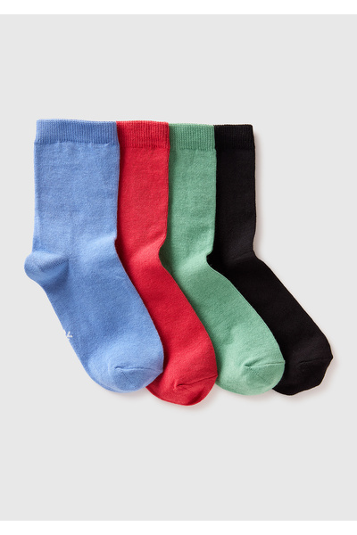 United Colors of Benetton Boy's mix k_colorful 4-pack socks