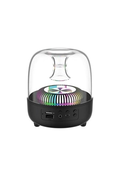 Devia Φορητό Ηχείο Bluetooth I-M2 EM046 5W Έξυπνο Διαφανές-Μαύρο