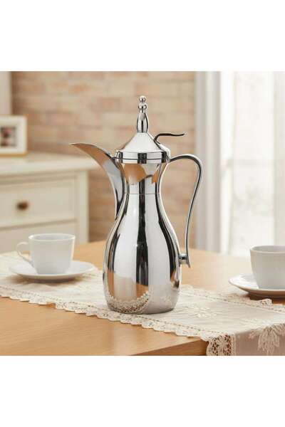 PAN HOME Dallah Flask 1l -chrome