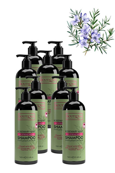 Boutique 9 Pieces Rosemary Mint Hair Strengthening Shampoo 760ML