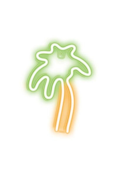 Neolia Νέον LED NNE04 PALM (USB & Ενεργοποίηση/Απενεργοποίηση) Πράσινο - Πορτ...