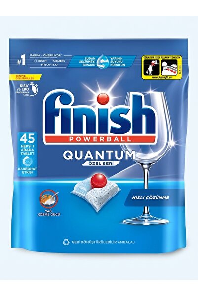Generic Brand Finish أقراص فينيش كوانتوم لغسالة الصحون 45 قطعة – لمعان وحماية...