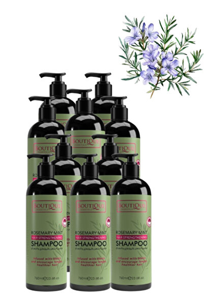 Boutique 11 Pieces Rosemary Mint Hair Strengthening Shampoo 760ML