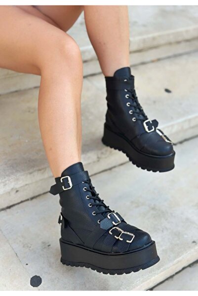 Tress Fashion Γυναικείες μπότες / I-Saga Black Pig