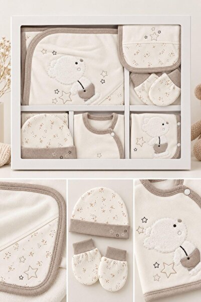 Pina Kids Gaye Baby Boy Starry Bear Newborn Hospital Release 10 Piece Bodysui...