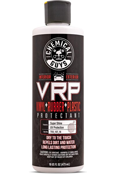 CHEMICAL GUYS TVD_107_16 VRP Vinyl, Rubber and Plastic Non-Greasy Dry-to-the-...