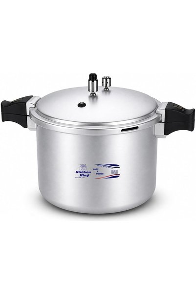 Kitchen King kk Blaze Pressure Cooker, Safe, Durable Anodized Aluminium, Sati...