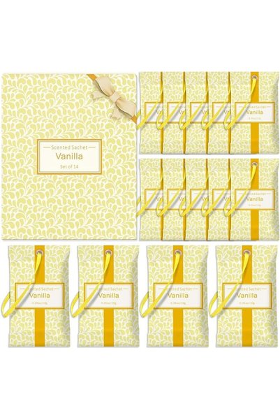 ScentSationals Fresh Linen Wardrobe Fresheners Sachets 14 Pack