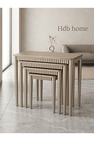 Hdbhome Vera dörtlü zigon bonj gold detay