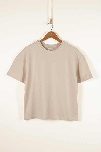 Twine basic %100 Pamuk Oversize Basic T-Shirt