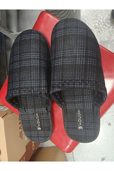SPOR AYAKKABI MARKET Winter Flat Backed Men's Home Slippers