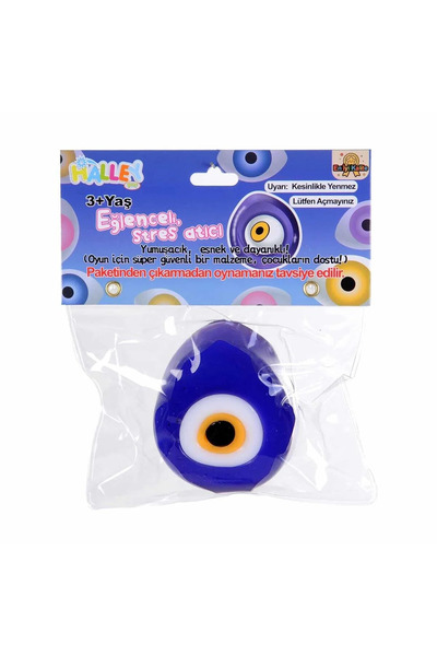 Genel Markalar Nazar Boncuğu Squishy Stres Oyuncağı – Sıkılabilir Yumuşak Oyu...