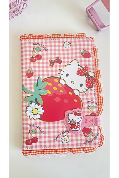 Sakura Konsept Butik Ruffle Design Planner Notebook Hello Kitty Magnet Cover ...