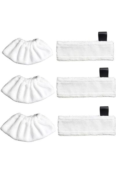 ToolHouse 6-Pack Microfiber Steam Mop Pads Replacement Kit - Compatible with ...