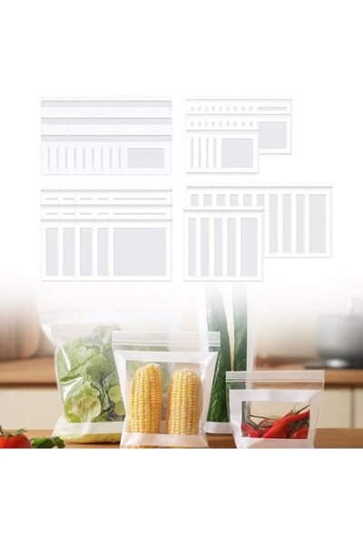 KASTWAVE 85PCS Food Grade Fresh-Keeping Bags, Food Storage Bags, Double Seal ...