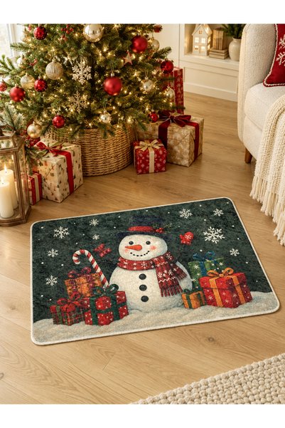 Brillant Yılbaşı Ağacı Altı Dekoratif Paspas 60x90