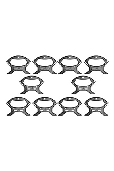Generic 10 قطع منظم أسلاك كبير الحجم لإدارة الكابلات، حامل أسلاك بحواف ناعمة