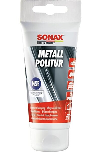 Sonax ملمع المعادن (75 مل) تنظيف مكثف وعناية مثالية لجميع الأسطح المعدنية، رق...