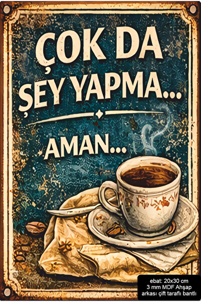 Hayat Poster Do a Lot of Things Coffee Break Home Kitchen Cafe Decoration Pai...
