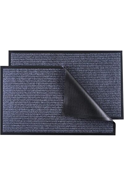 Tazweeq 2 Pcs Heavy Duty Doormat Set, 50x80cm Waterproof Entrance Mats, Indoo...