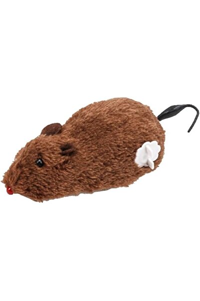 EXCEFORE Furry Realistic Wind-Up Mouse Cat Toy - Interactive Moving Mouse Toy...