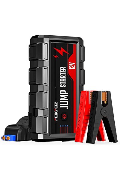 FEIKFEIZ Car Jump Starter 9000A Peak 26800mAh 12V Super Safe Jump Starter(Up ...