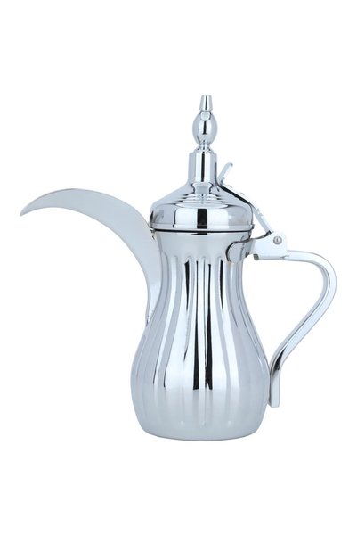 Generic Brand 1L Arabic Coffee Dallah 304 Stainless Steel Ribbed Traditional ...
