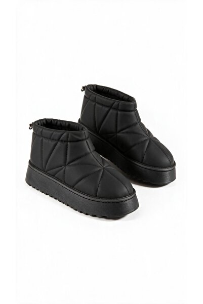ALOGO Ghete dama matlasate slip-on, impermeabile, cu talpa groasa antiderapan...