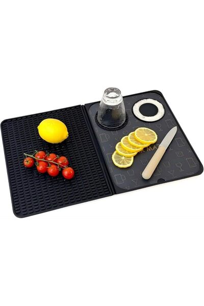 GENERAL Multifunctional Non-Slip Foldable Mat with Cutting Board, Waterproof ...