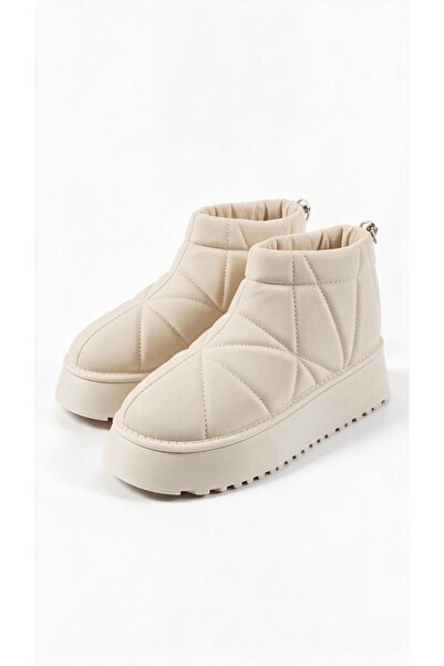 ALOGO Ghete dama matlasate slip-on, impermeabile, cu talpa groasa antiderapan...