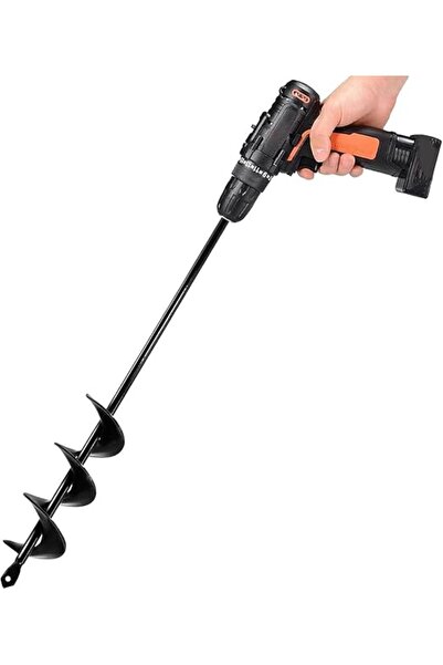 Aissiora Auger Drill Bit 1.57x17.72inch Garden Plant Flower Bulb Auger Rapid ...