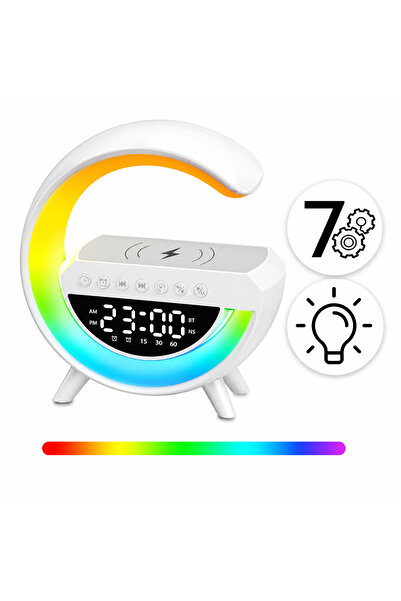 ChimeraS Λάμπα LED RGB 4-σε-1, Ασύρματη φόρτιση 15W, Ηχείο Bluetooth 5.3, Ξυπ...
