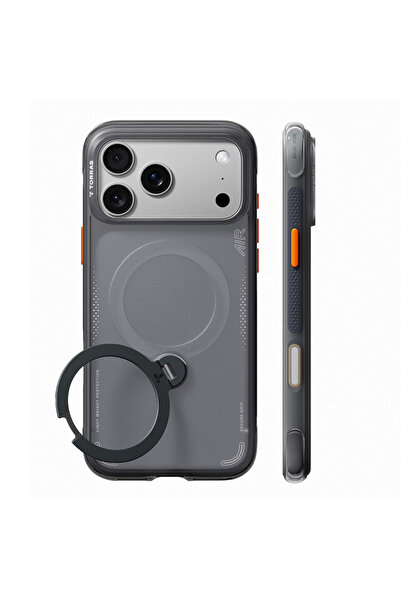 TORRAS Ostand Q3 Air Case, iPhone 18 Pro/17 Pro, Black