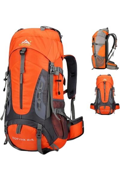 GENERAL 70L Camping Hiking Backpack, Waterproof Travel Backpack with Shoe Com...