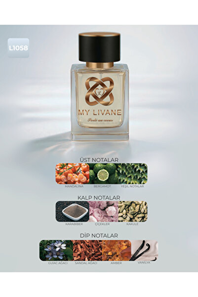 My Livane L1058 Erkek Parfümü EDP 50 ml –Meyvemsi