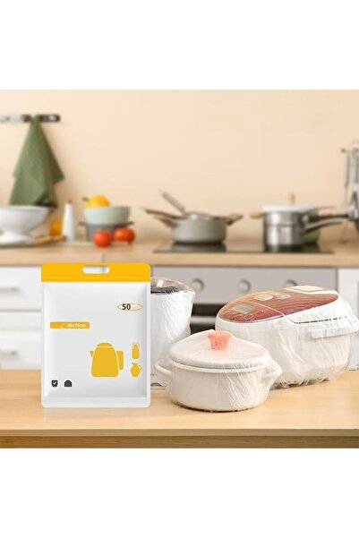 POSICHE Disposable Kitchen Dust Covers, 50 Pack Transparent Dust Cover Bags 6...