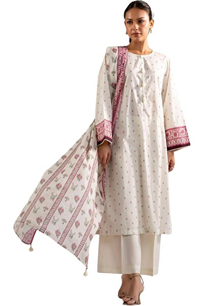 SAPPHIRE Womens 3 Piece - Printed Lawn Suit 3-Piece Suit (pack of 1)