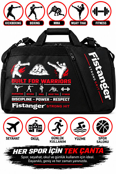 fistanger Profesyonel Spor Çantası – Taekwondo, Kickboks, Boks, MMA, Muay Tha...
