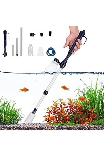 DMG TECH DMG Electric Aquarium Gravel Cleaner: 6 in 1 Multifunctional Fish Ta...