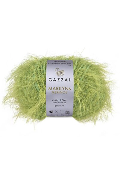 Gazzal Merino Merlyn Hand Knitting Yarn 50 Gr 100 Mt Merino Wool Acrylic Blen...