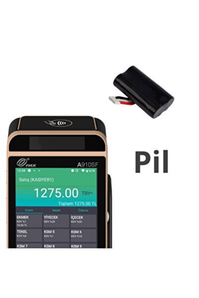 Pax Android Pax A910sf Uyumlu B910sf Lityum Pil